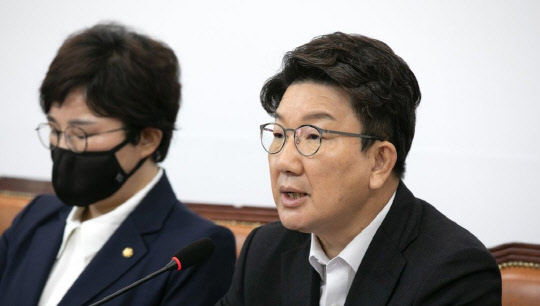 권성동 국민의힘 당 대표 직무대행 겸 원내대표. 연합뉴스